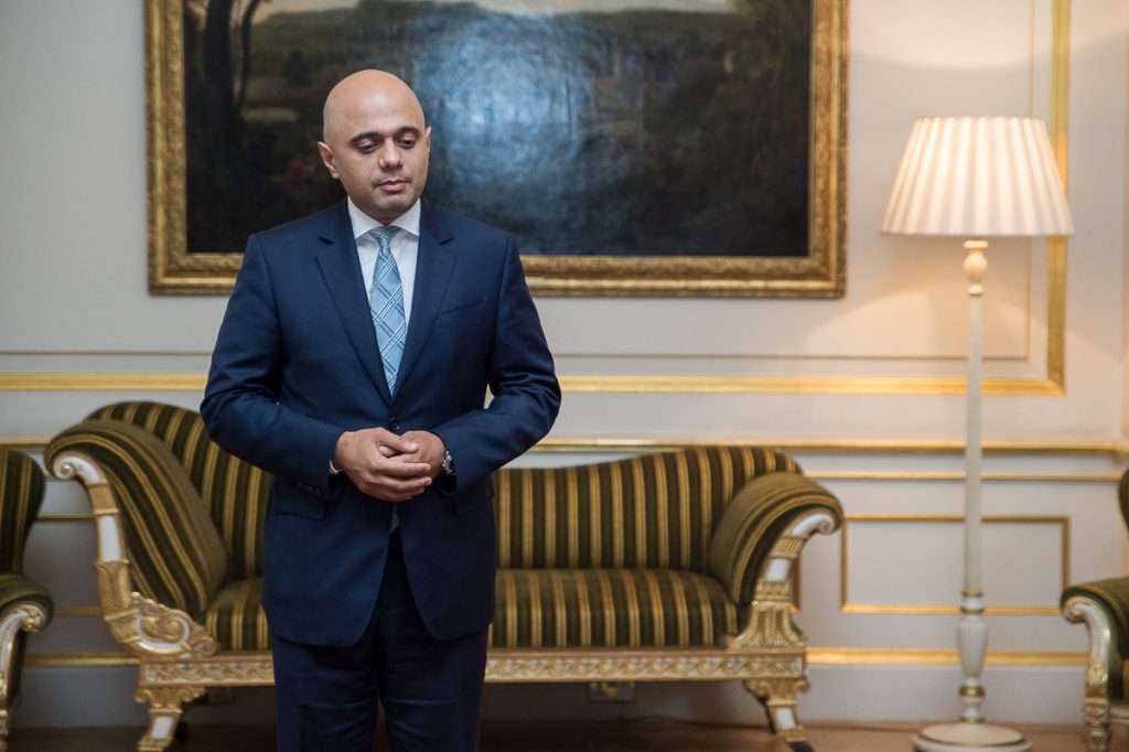 Sajid Javid portrait