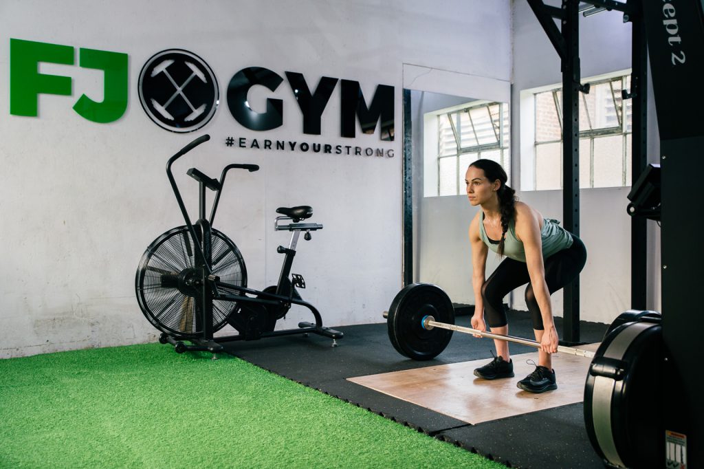 gym exercise deadlift