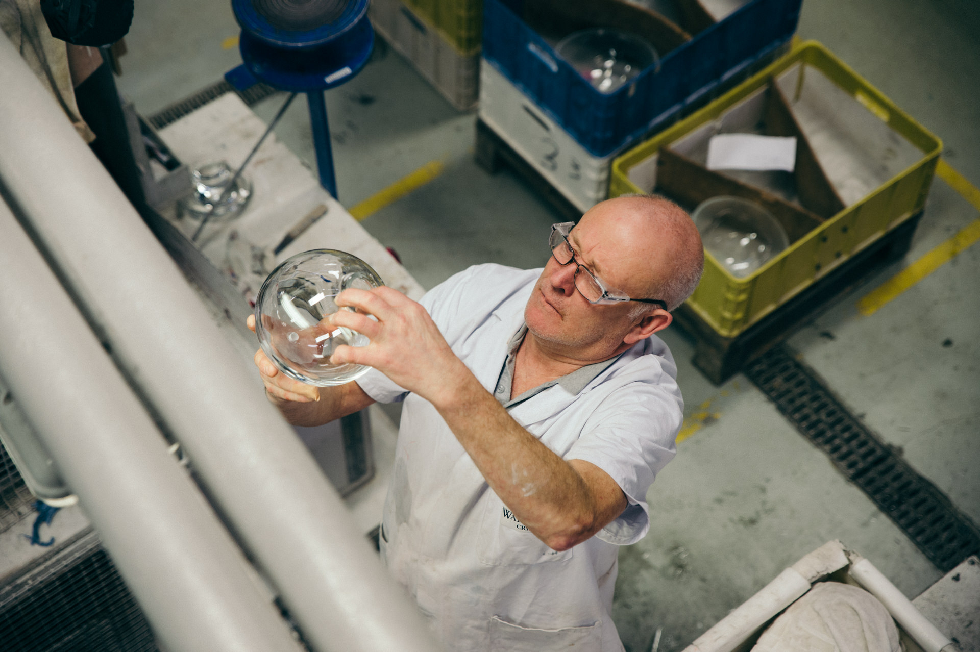 waterford crystal glass inspection