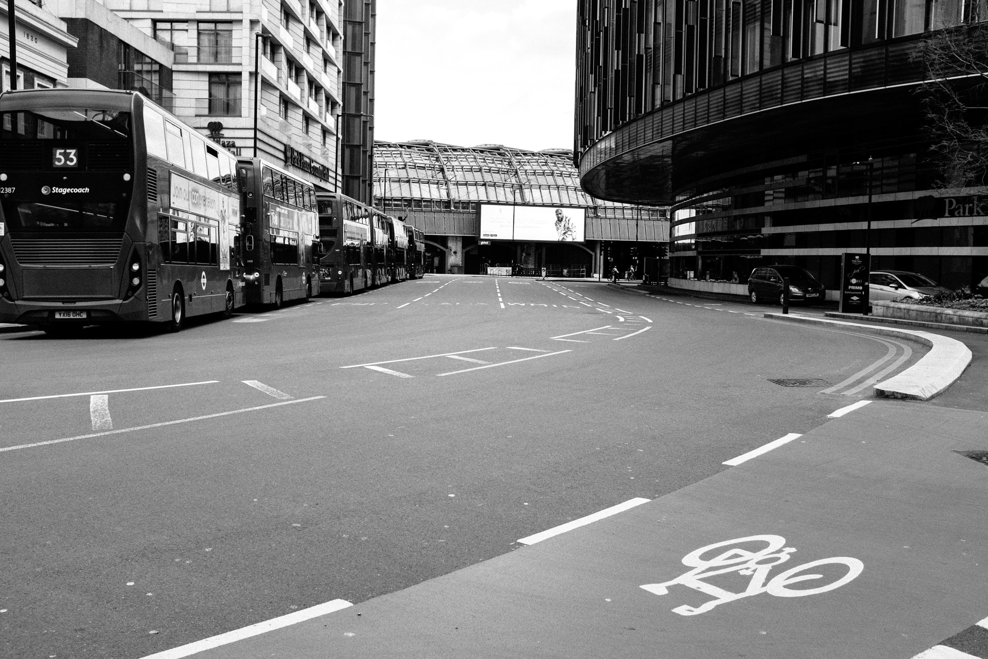 empty street london