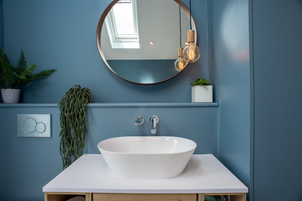 modern design bathroom in a London apartment