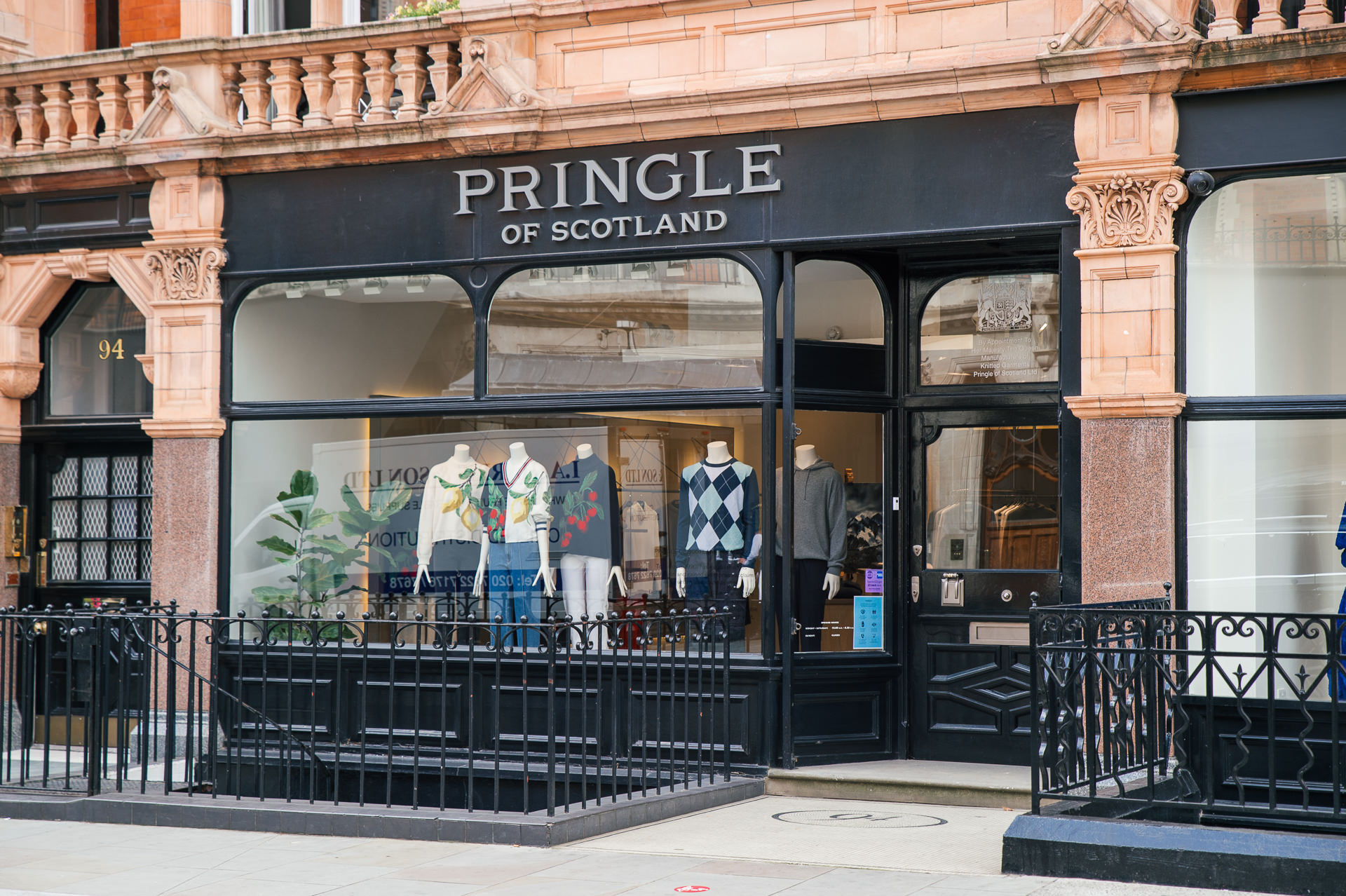 pringle of scotland store mayfair london outside