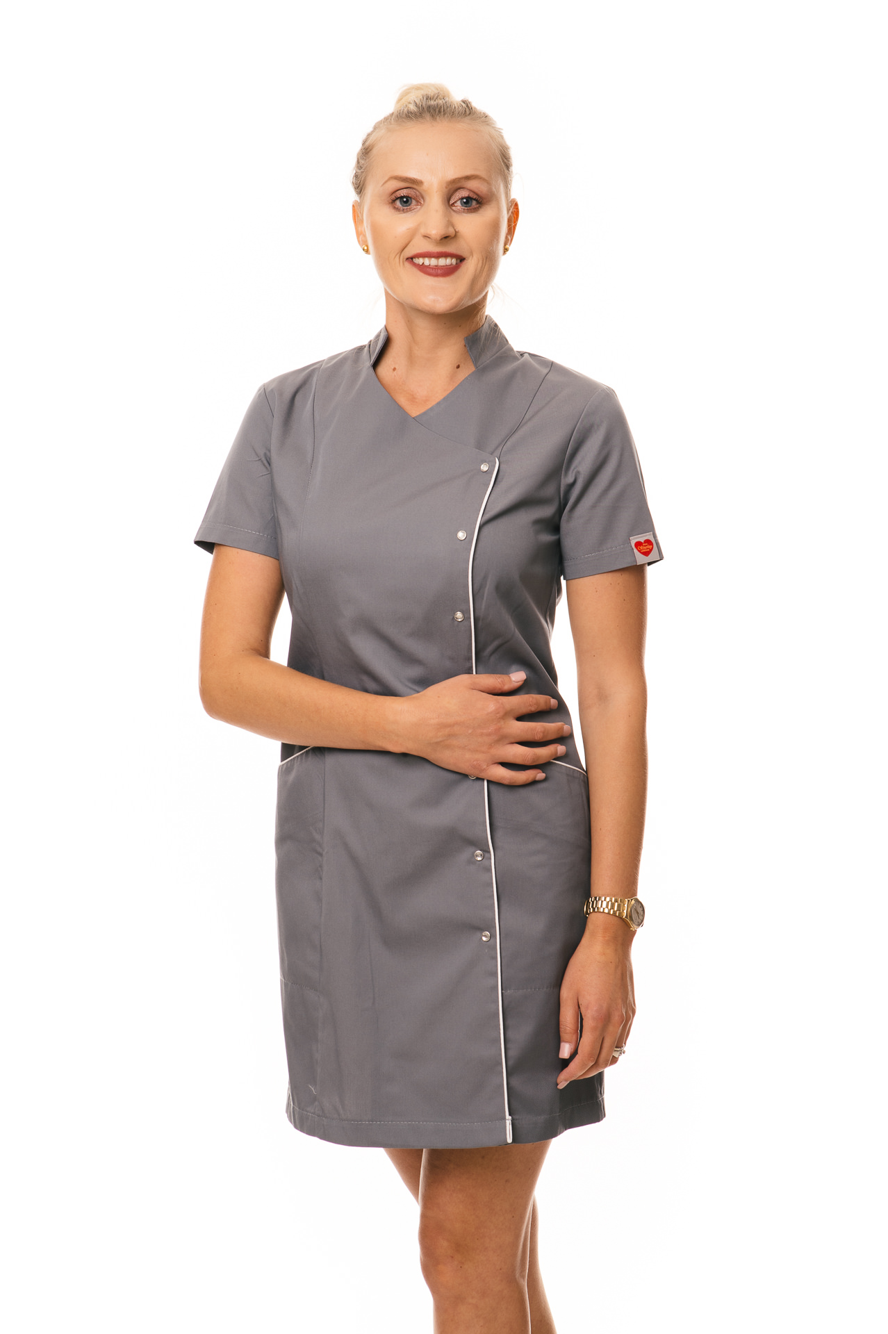 grey ladies work uniform