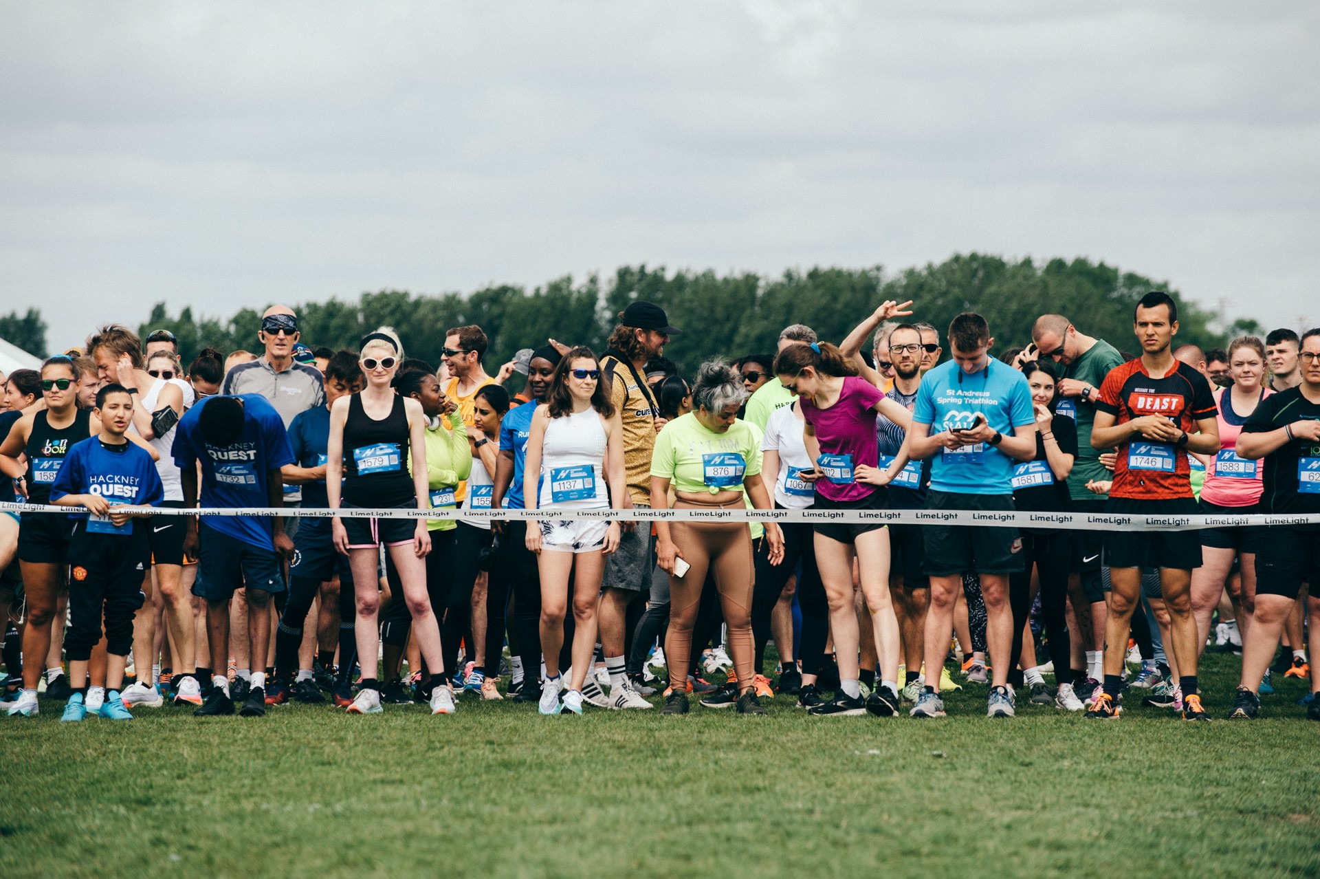 hackney half marathon start line